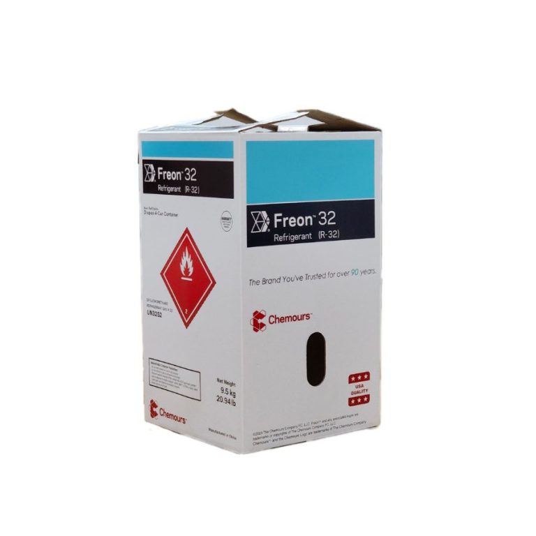 #1 Gas CN Chemours Freon 32 1️⃣ 9.5kg/bình | Gas R32 hay còn gọi là HFC32 (Difluoromethane) là một loại hợp chất hữu cơ có công thức hóa học CH2F2