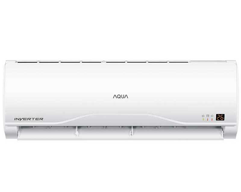 Model máy lạnh Aqua AQA-KCRV10TR được sản xuất năm 2022 với kiểu thiết kế đẹp, sử dụng công nghệ điều khiển máy nén inverter PIC tiết kiệm điện đến 63% hoạt động cực êm